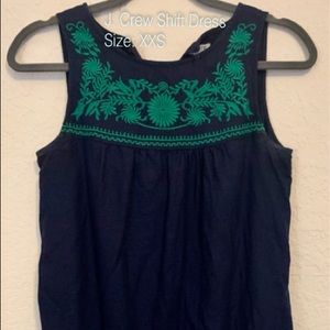 J. Crew Shift Dress (Navy)